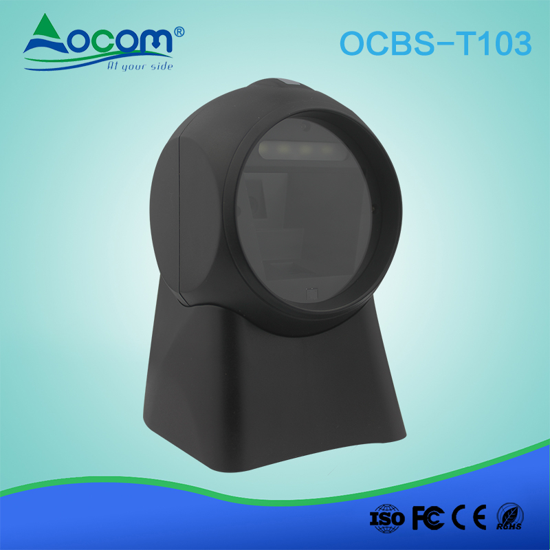 OCBS -T103新便宜桌面1D 20线激光有线条形码扫描仪