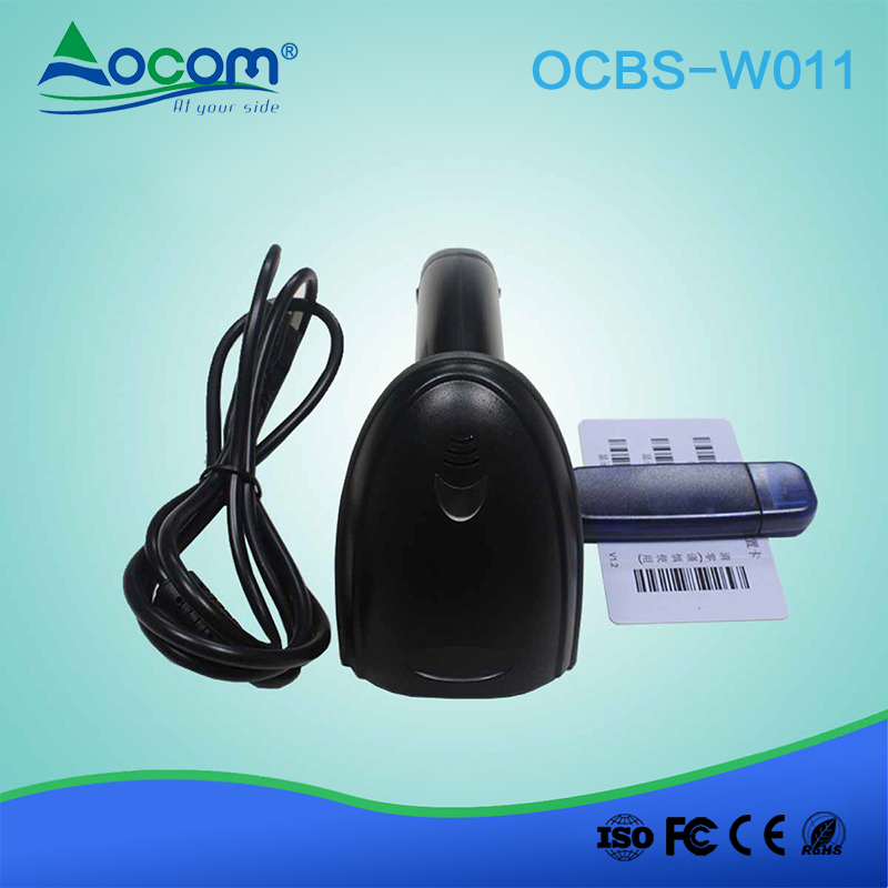 OCBS -W011 Scanner de codes à barres 2D avec bureau sans fil, 433 mhz