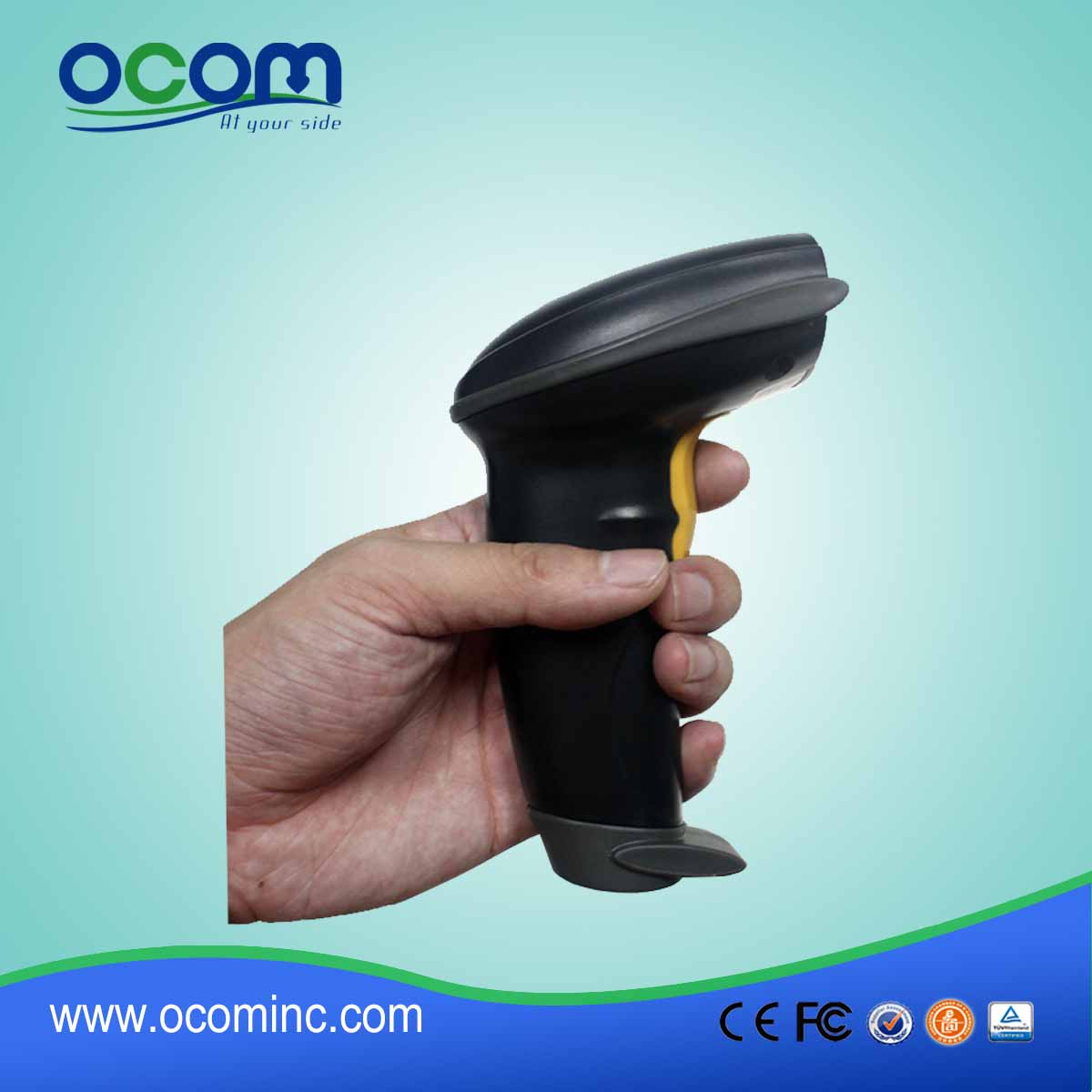 OCBS-W011 لاسلكية يدوية البسيطة الباركود بلوتوث الماسح الضوئي