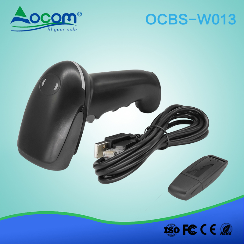 OCBS-W013 Industrial warehouse handheld laser 1d barcode scanner wireless with memory