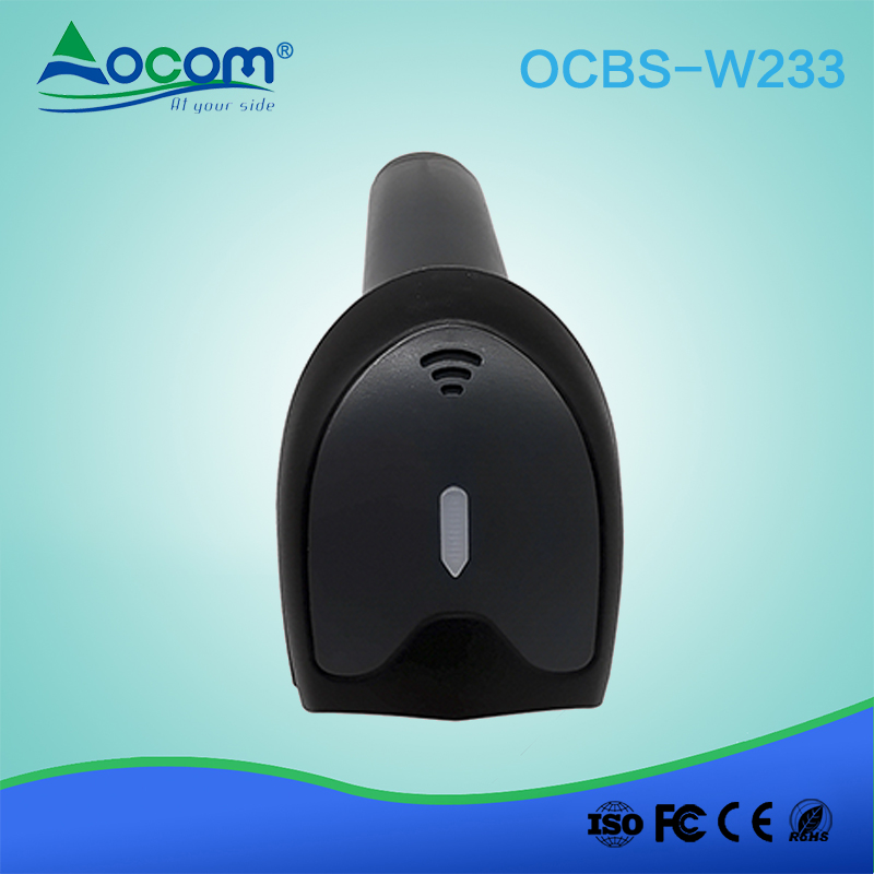 OCBS -W233 Scanner de codes à barres Bluetooth 2D sans fil avec Android