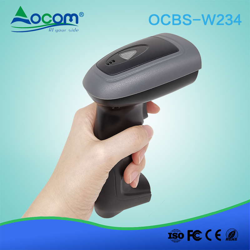 OCBS-W234 alta precisão 2D laser 2.4G scanner de código de barras sem fio