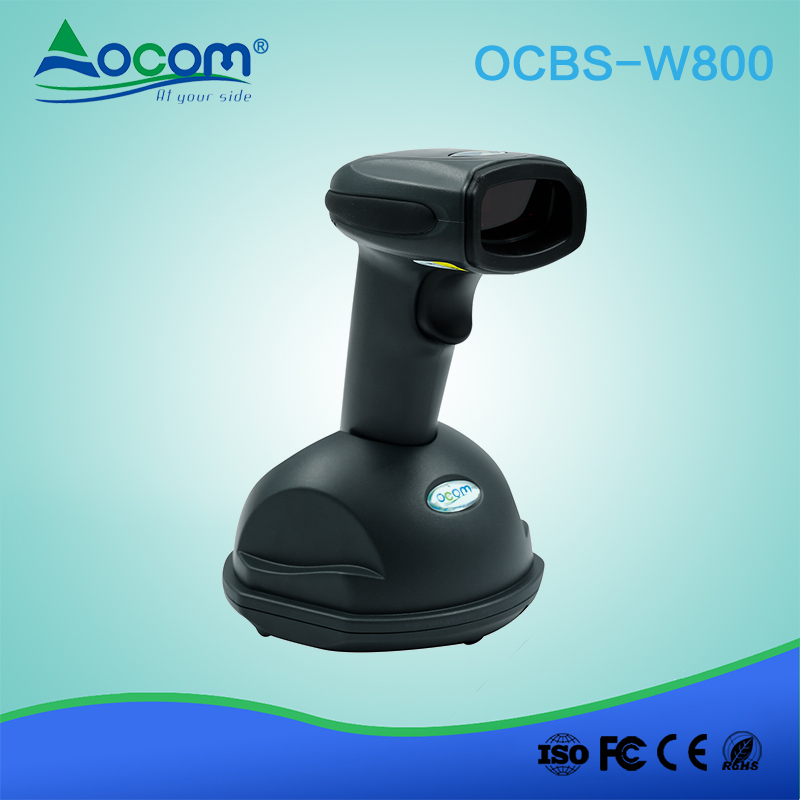 OCBS-W800 Επιτραπέζιος υψηλής ταχύτητας Beeping Ασύρματο σαρωτή γραμμωτού κώδικα Bluetooth