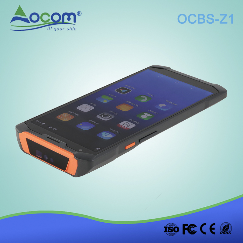 OCBS-Z1 5.99 inch Industrial logistics touch screen android rugged handheld pda barcode scanner