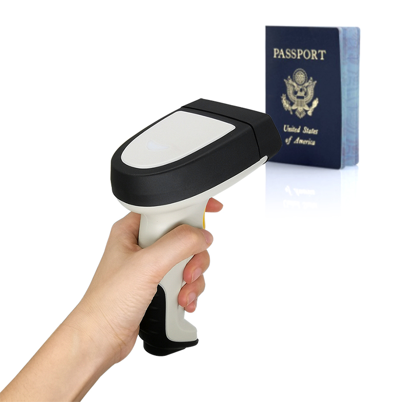 Fuente de fábrica de mano QR OCR DPM escáner para escaneo de pasaportes