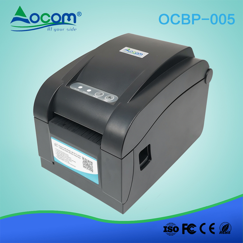 OCPP -005 Επαγγελματικός επιτραπέζιος εκτυπωτής ετικετών θερμικού κωδικού γραμμικής γραμμής 80 mm