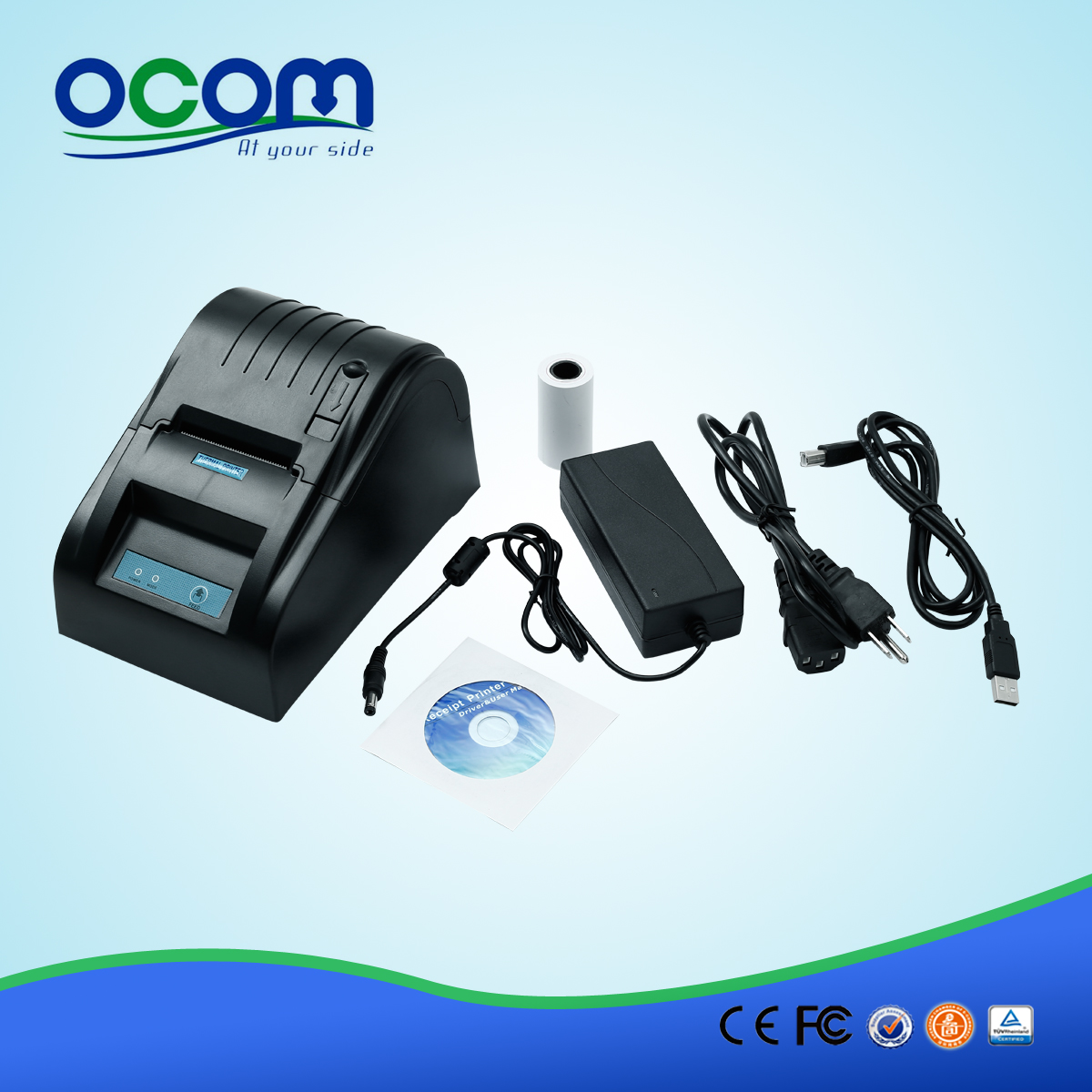 OCPP-585 58MM USB طابعة الإيصالات الحرارية مع سائق