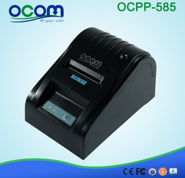 OCPP-585 fábrica 58 milímetros desktop pos impressora de recibo térmico