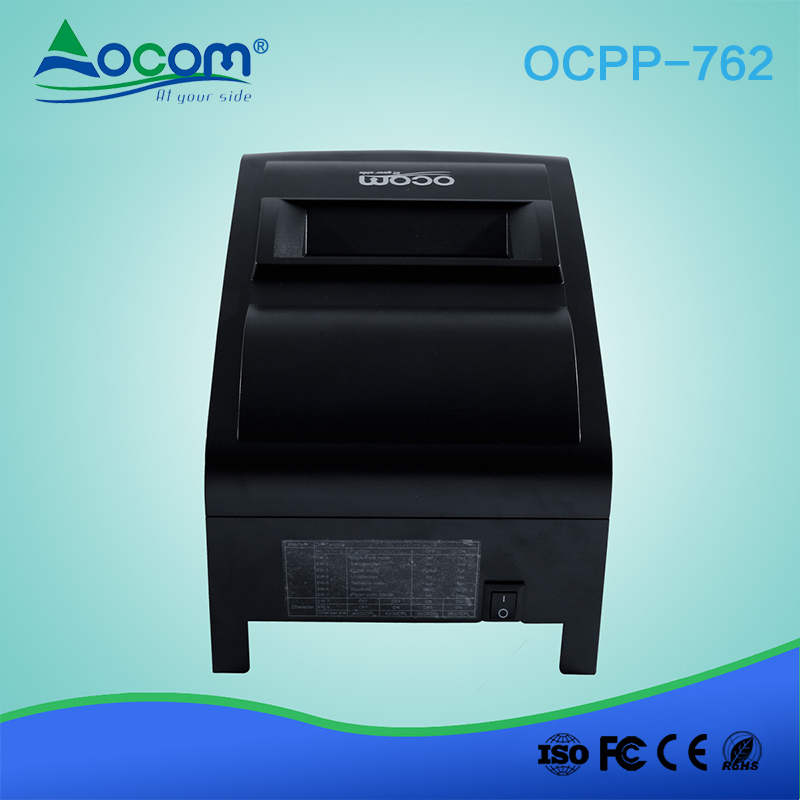 OCPP -762 76mm Impresora de recibos de matriz de puntos de impacto con cortador manual