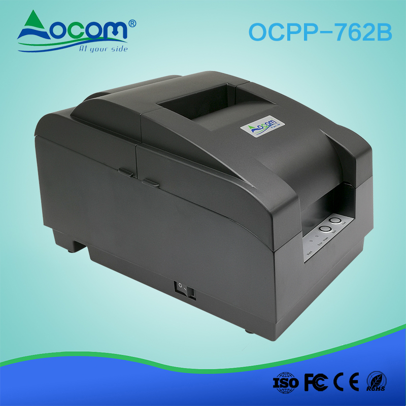 OCPP-762B Durable 76mm POS easy feeding paper Dotmatrix impact printer