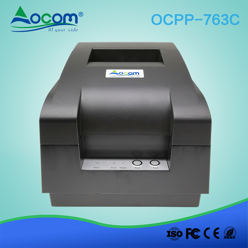OCPP -763C 76mm Nueva llegada USB Serial Lan Impresora de impacto para la venta