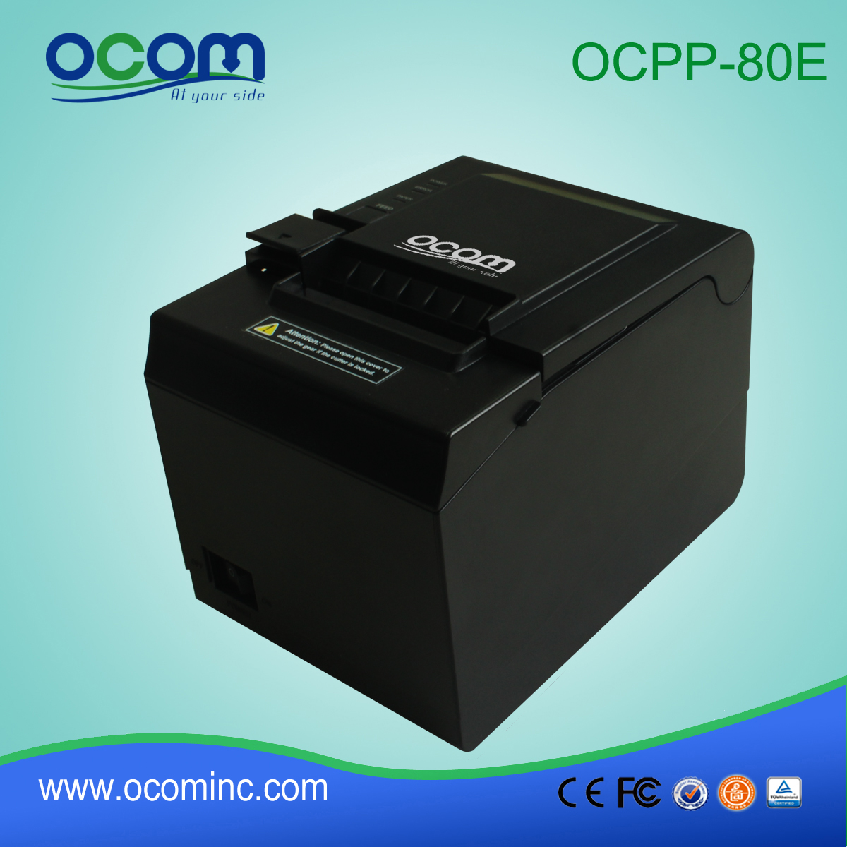 OCPP-80e 80 mm bus ticket imprimante Epson Barcode imprimante thermique