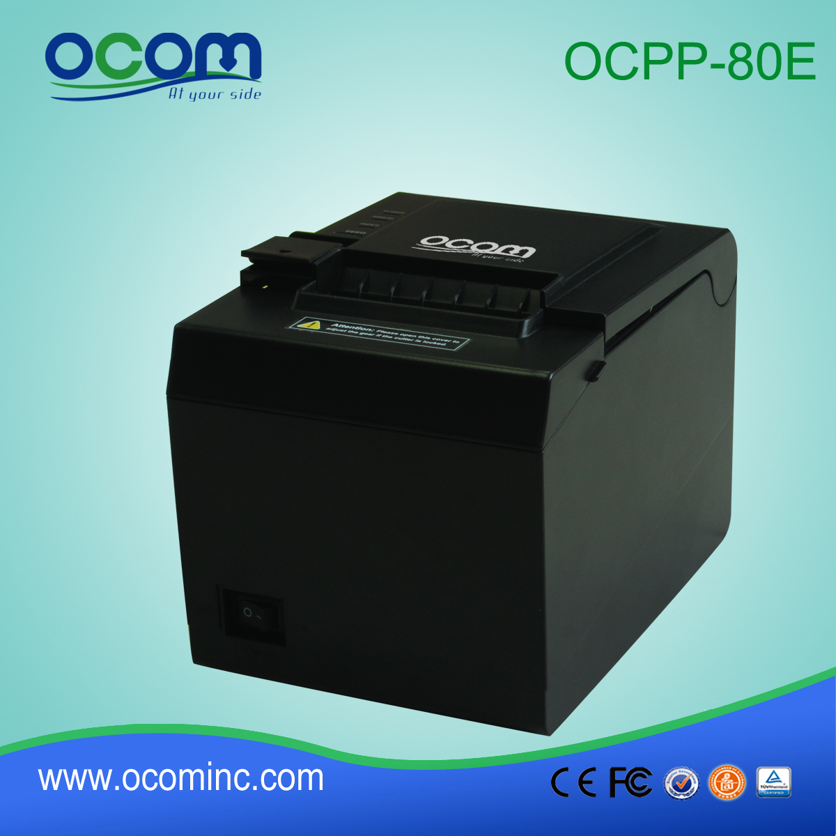 OCPP-80E 带自动切刀的廉价 80毫米pos热敏票据打印机