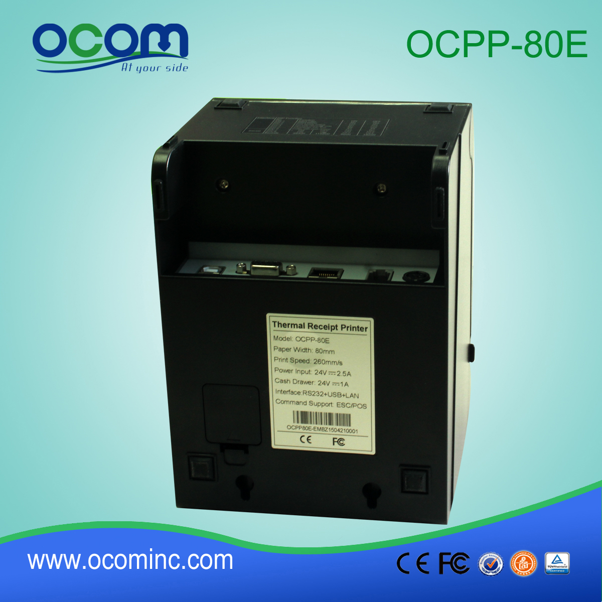 OCPP-80E --- Κίνα έκανε χαμηλή τιμή POS εκτυπωτή αποδείξεων