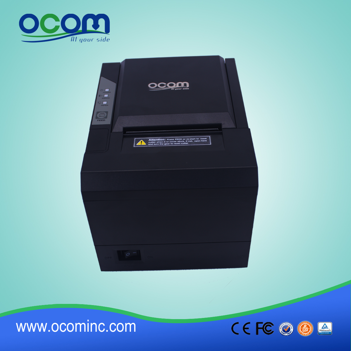 OCPP-80G 80mm airprint cortador de ethernet impresora de recibos POS automático