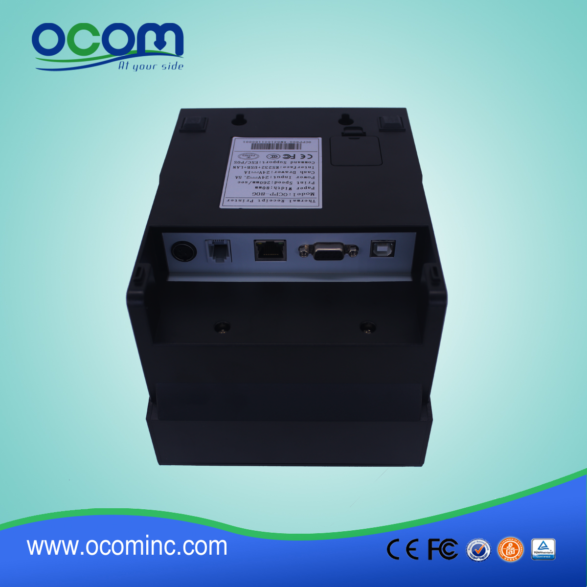 OCPP-80G - China gemaakte 80mm autosnijder thermische ontvangst printer