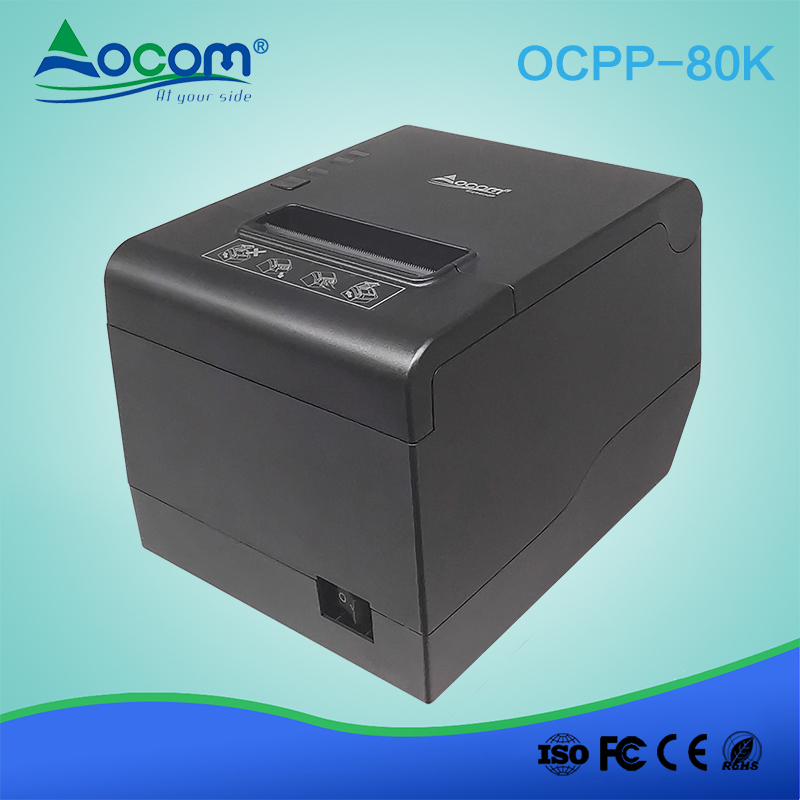 OCPP-80K Auto cutter bill printer bluetooth 80mm thermal receipt printer for supermarket