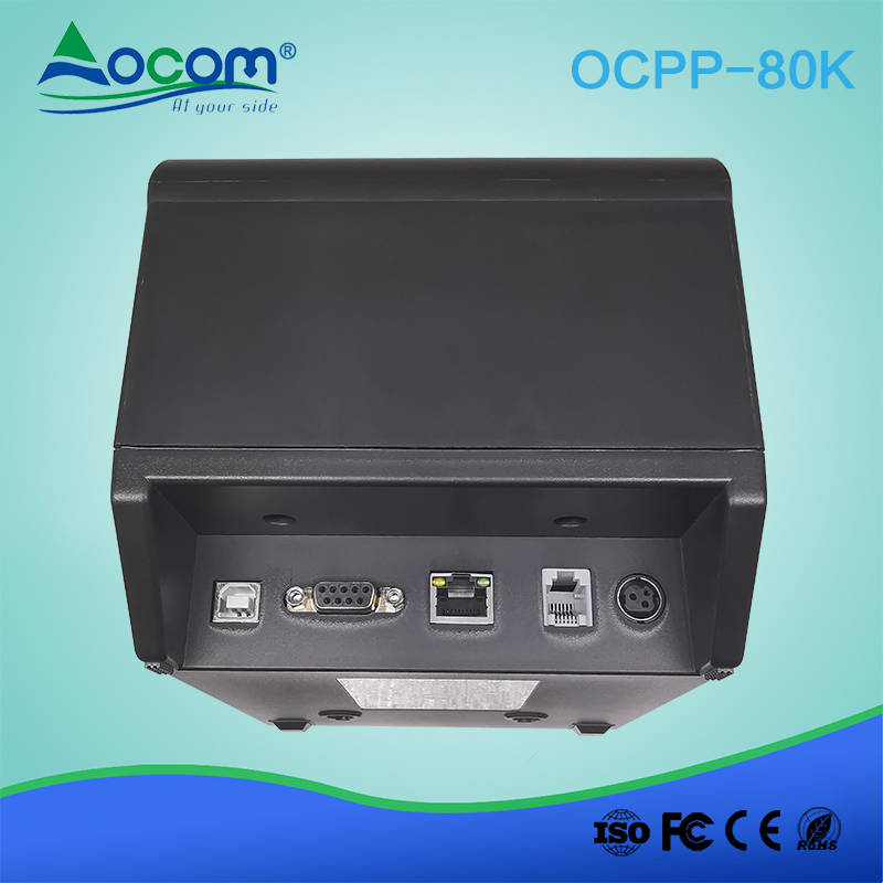 OCPP-80K Auto cutter bill printer bluetooth 80mm thermal receipt printer for supermarket