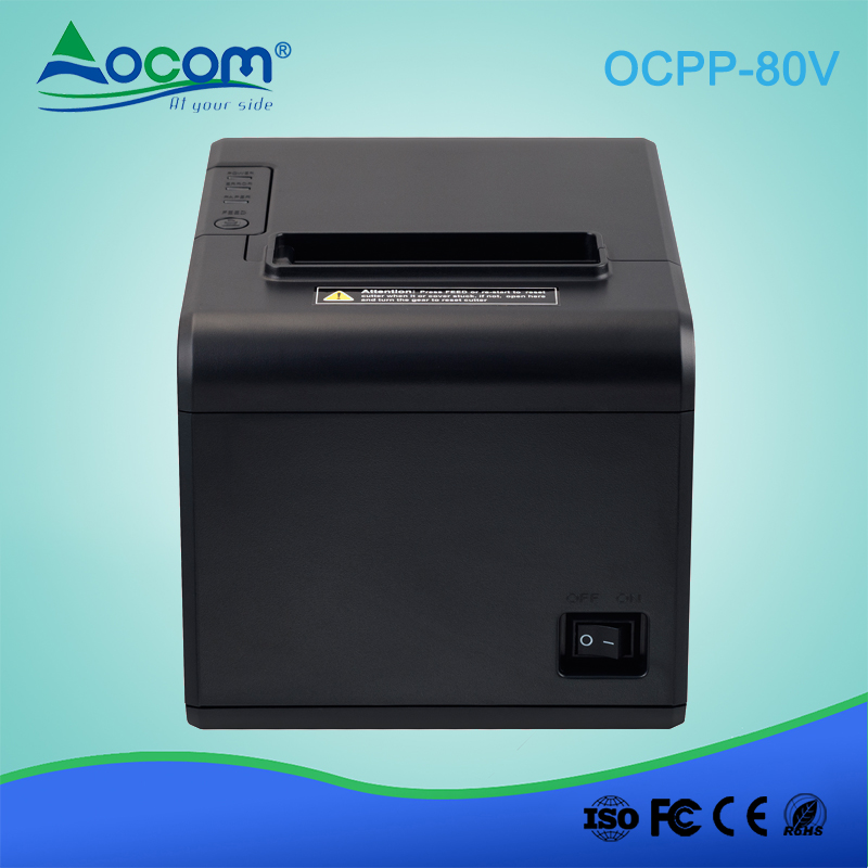 OCPP-80V Cheap 3 inch invoice billing printer 80mm android thermal pos printer with cutter