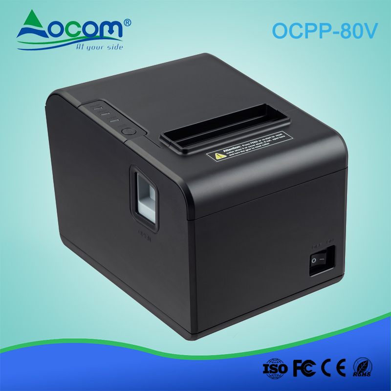 OCPP-80V Desktop LAN WIFI pos receipt printer 24V supermarket billing thermal printer