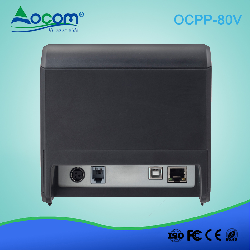 OCPP-80V Desktop LAN WIFI pos receipt printer 24V supermarket billing thermal printer