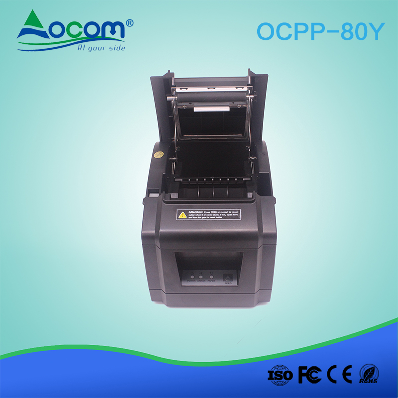 OCPP -80Y Дешевые 80 мм USB-интерфейс Тепловой чековый принтер с автоматическим резаком