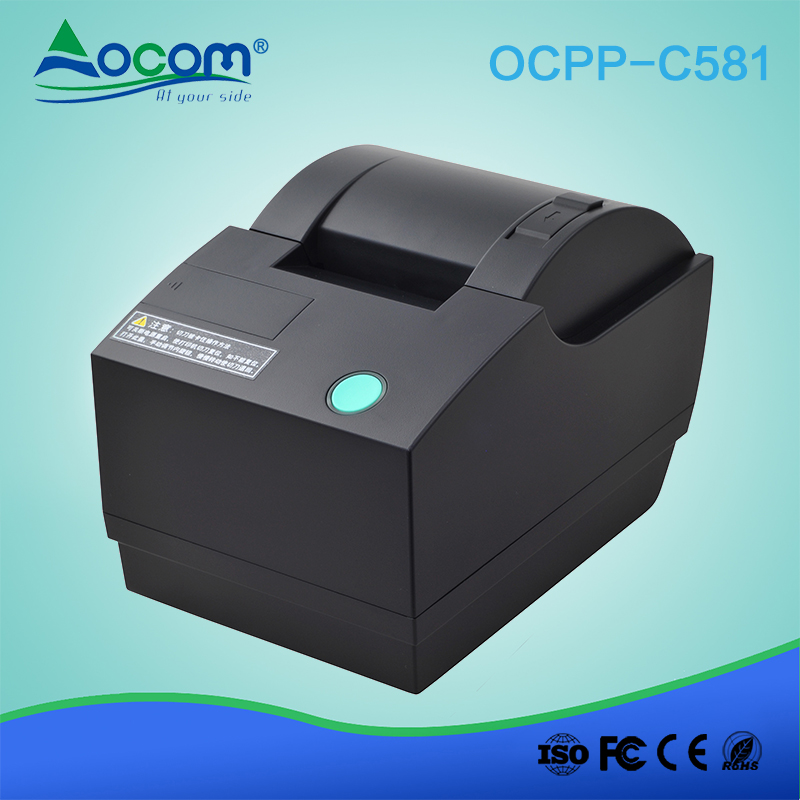 OCPP-C581 58mm Mini recibo térmico POS Bill Máquina cortadora automática de impresoras