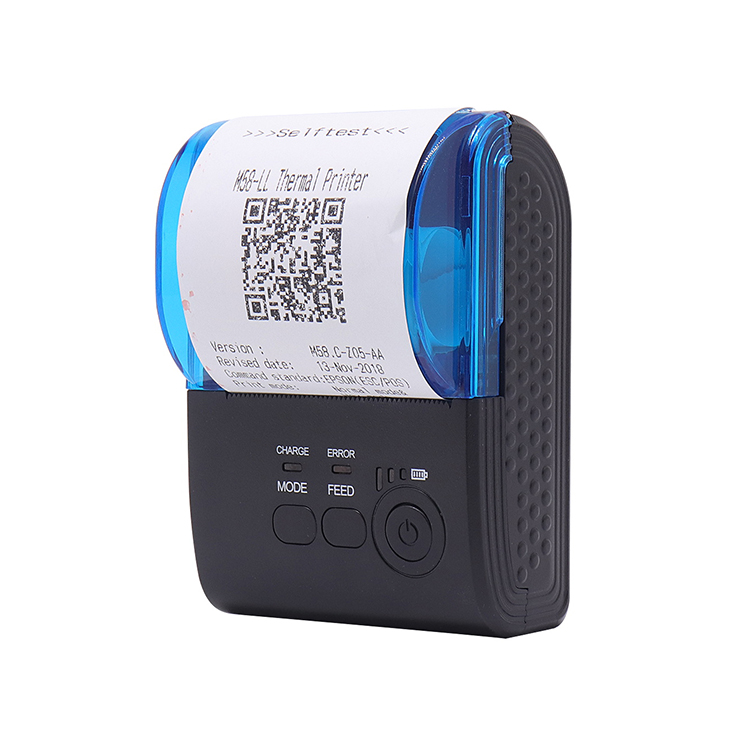 OCPP -M07 Impresora térmica portátil de recibos Bluetooth IOS Bluetooth para taxi de 58 mm