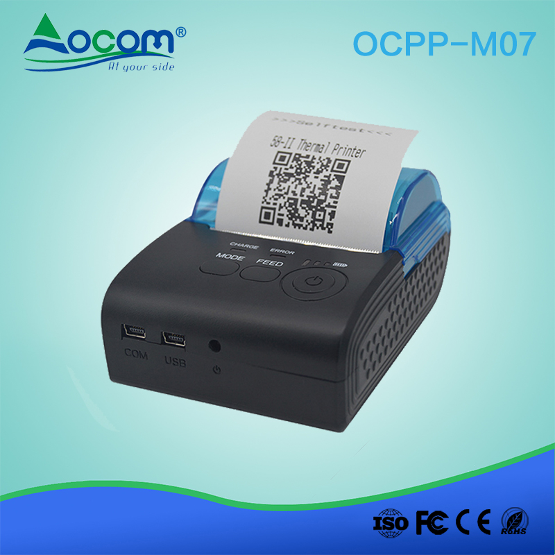 OCPP -M07 رخيصة الثمن 58MM البسيطة طابعة لاسلكية بلوتوث اللاسلكية pos الحرارية