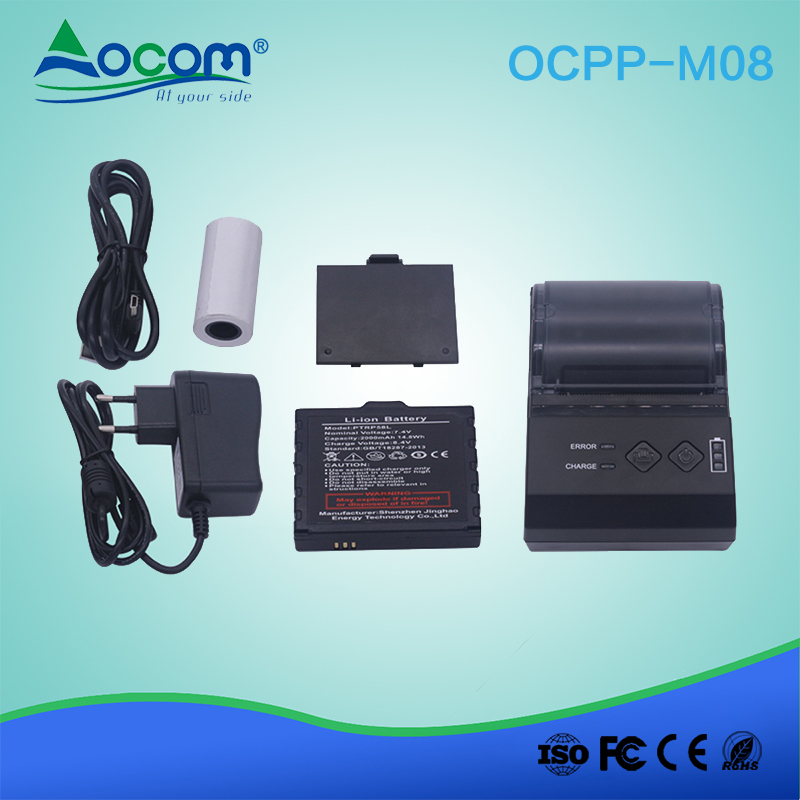 OCPP-M08 58mm portable thermal receipt printer pos android mobile bluetooth printer