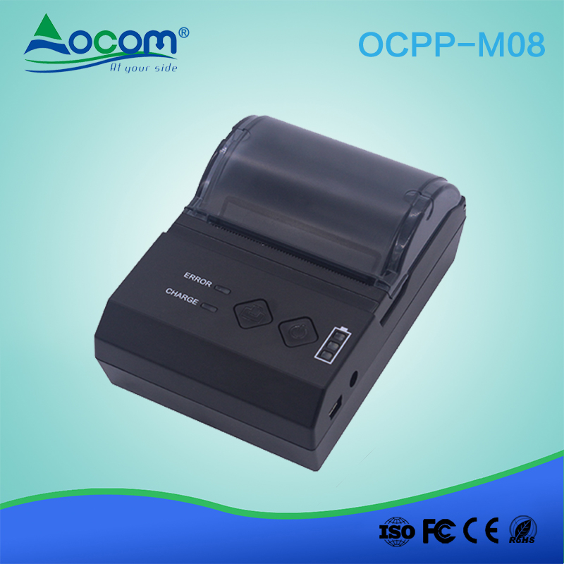 OCPP-M08 Android Ios Mini Thermal Receipt Printer Portable Wireless Bluetooth Mobile Printer