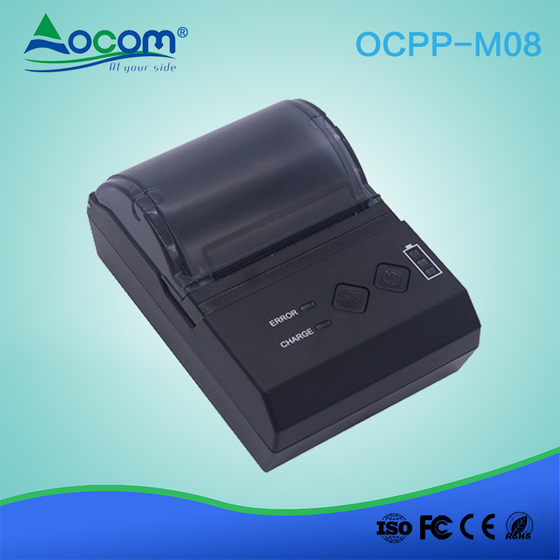 OCPP-M08 Android Ios Mini Thermal Receipt Printer Portable Wireless Bluetooth Mobile Printer