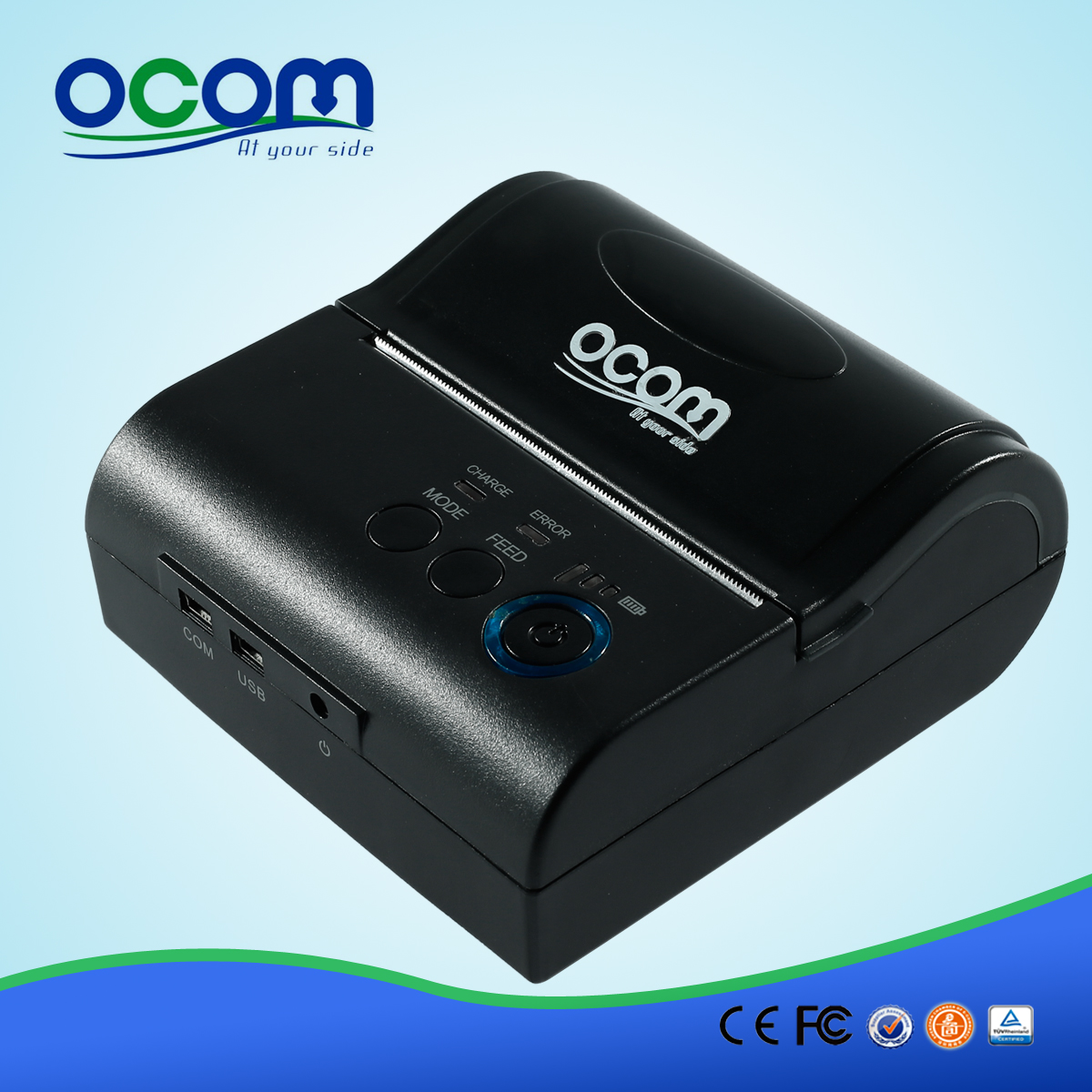 OCPP-M082: Ταξί εκτυπώσετε μια απόδειξη με την κομψή εμφάνιση 80 mm θερμικό εκτυπωτή Bluetooth