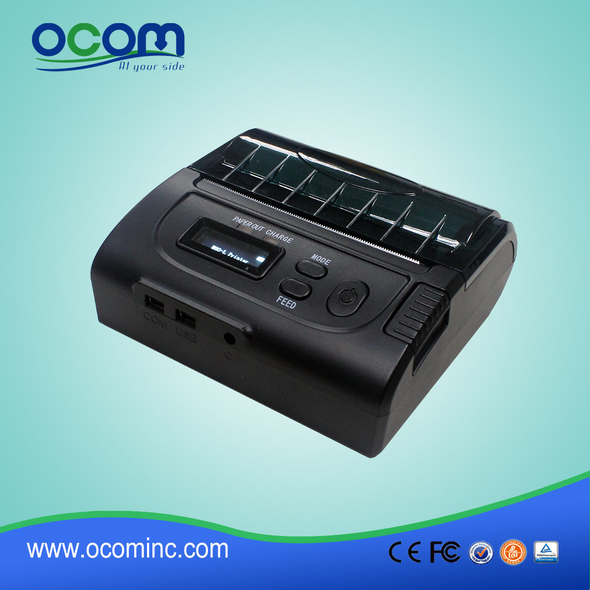 OCPP-M083 80мм WIFI Bluetooth Портативный термопринтер