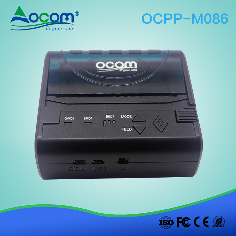 OCPP -M086 Stampante termica portatile mini 80mm con grande rotolo di carta