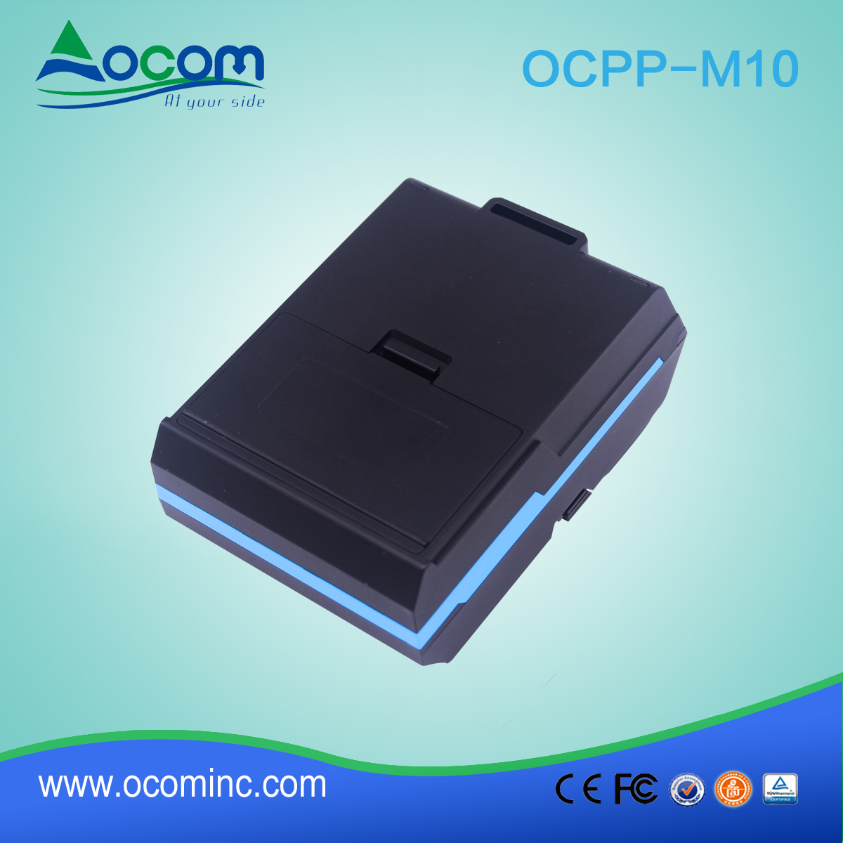 OCPP- M10 58mm portátil Mini impresora de recibos térmica de Bluetooth