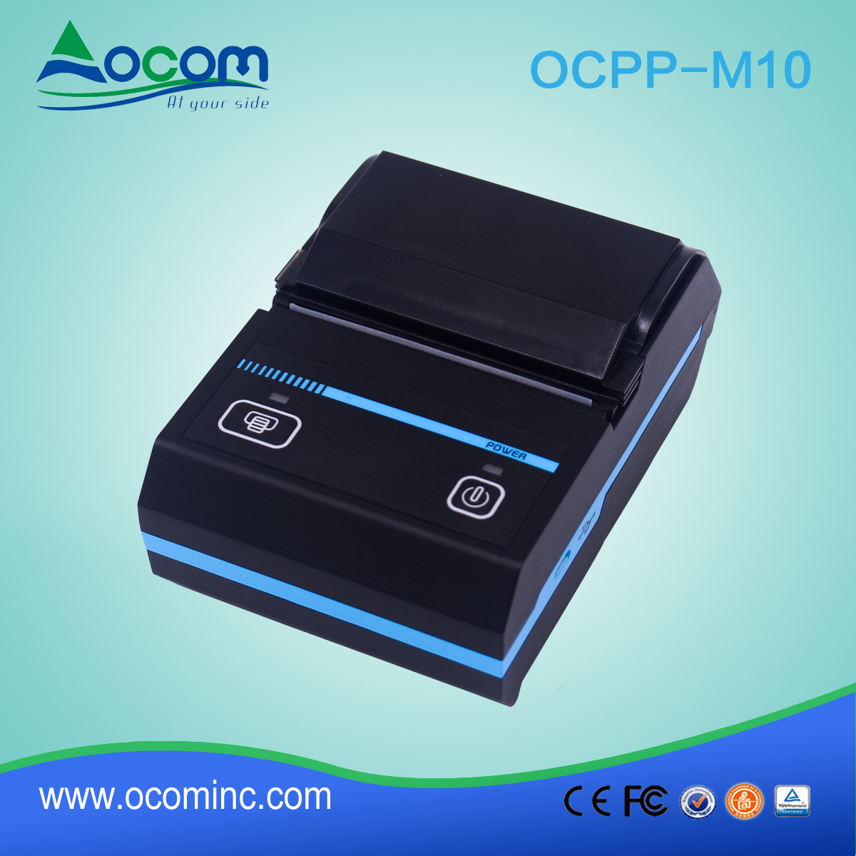 OCPP-M10 58 mm portátil mini impresora móvil térmica bluetooth
