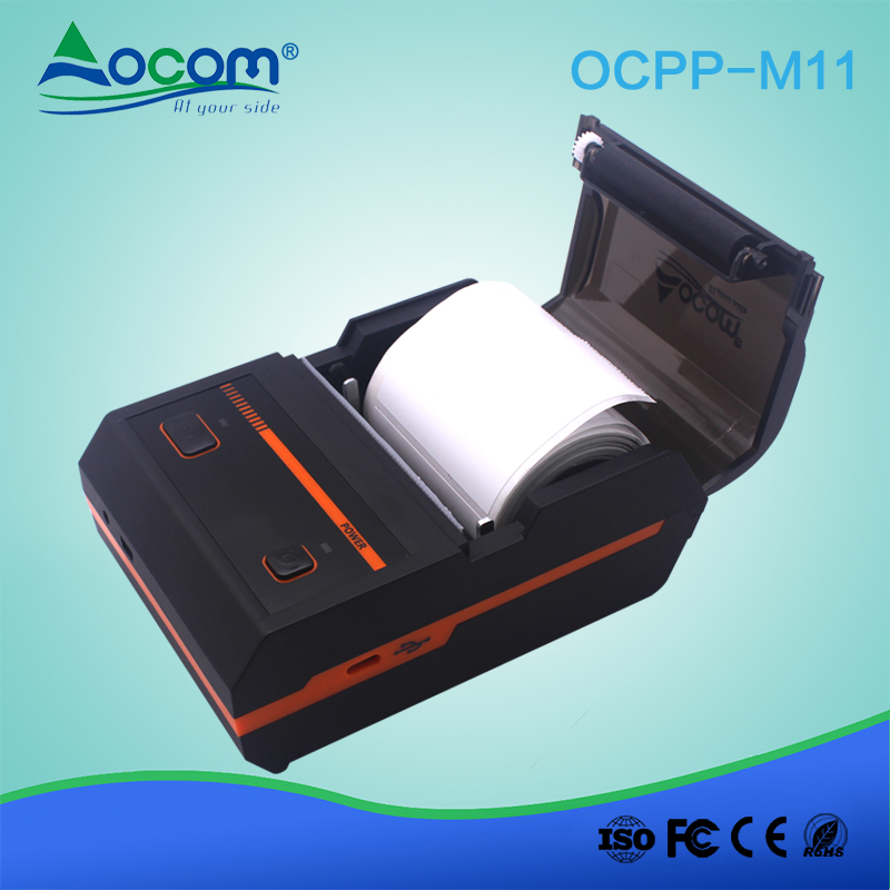 OCPP-M11 Pos 58mm Mobile Bluetooth Thermal label Printer with system