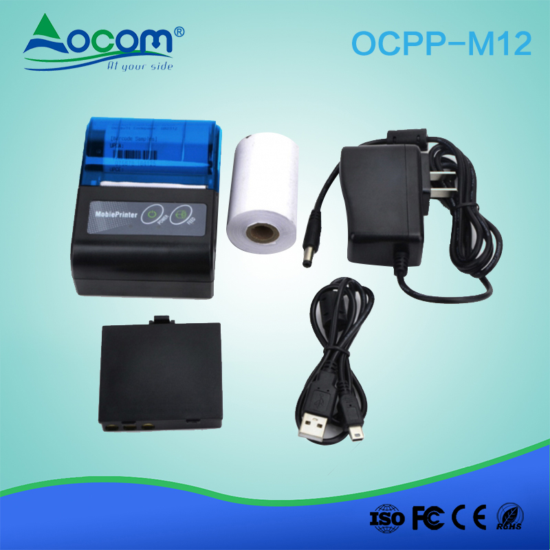 OCPP-M12 OCOM wireless handheld mini printer android mobile pos bluetooth thermal printer