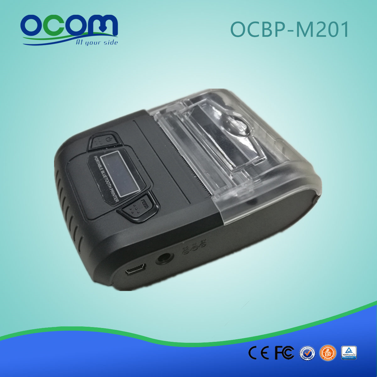 （OCBP -M201）中国便宜的58mm迷你蓝牙热敏标签打印机