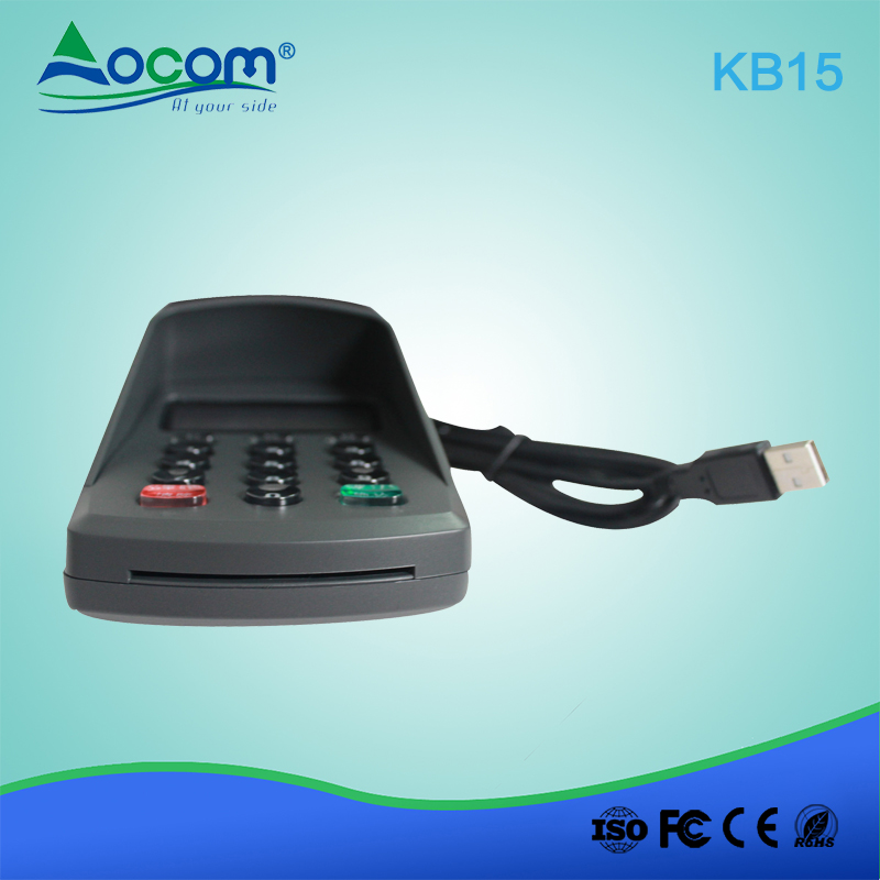 OEM Manufacturer Rs232 Programmable Mini Digital Pos Number Keypad With Display