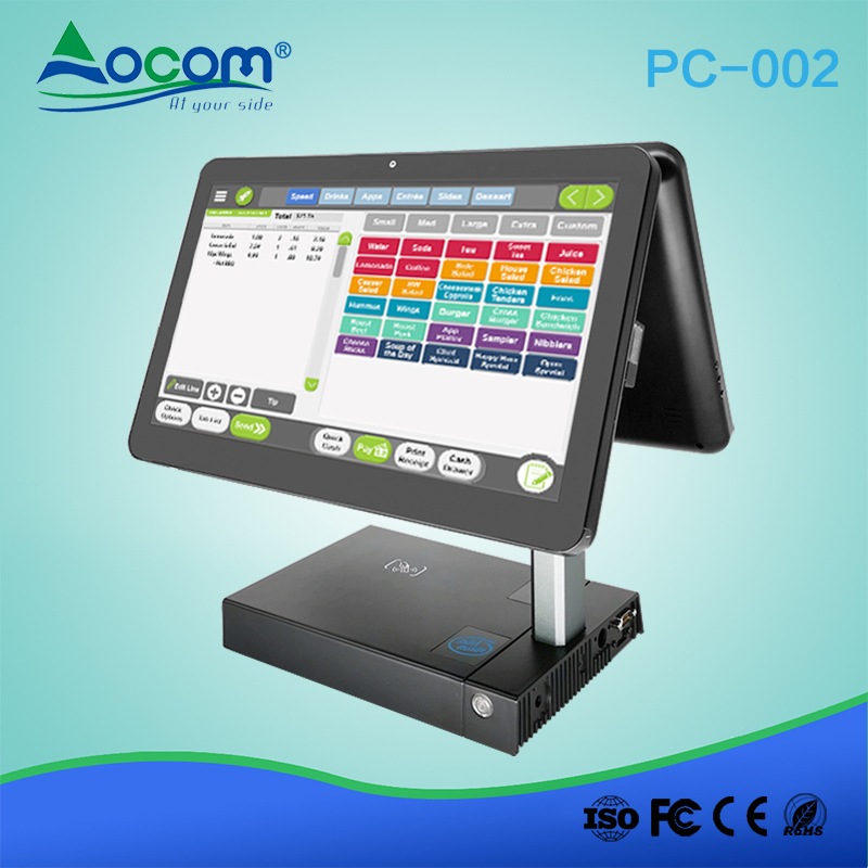 PC-002 Escáner profesional de documentos OCR todo en una máquina visitante POS