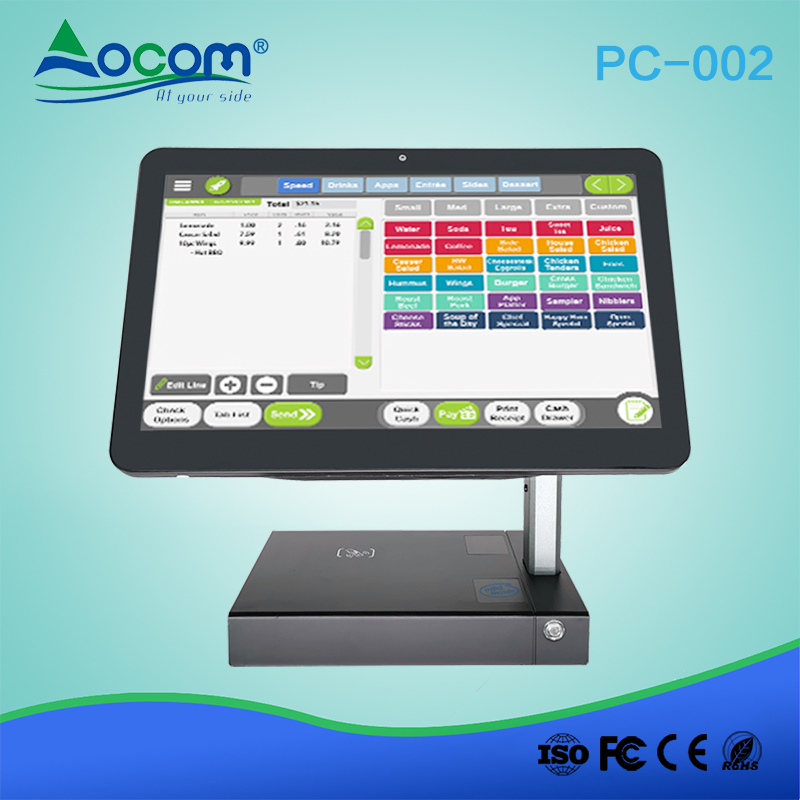 PC-002 Escáner de código Qr Máquina biométrica de reconocimiento facial de gestión de visitantes