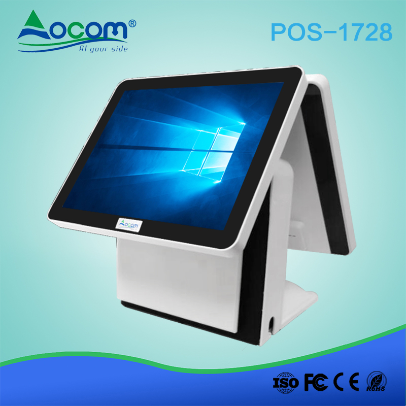 POS-1728 17" Windows restaurant billing all in one touch pos machine