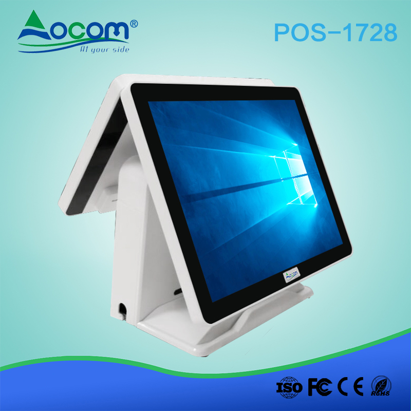 POS-1728 17" Windows restaurant billing all in one touch pos machine