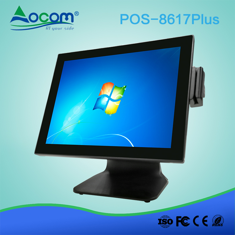 POS -8617Plus 15-дюймовый ресторан с сенсорным экраном pos кассовый аппарат