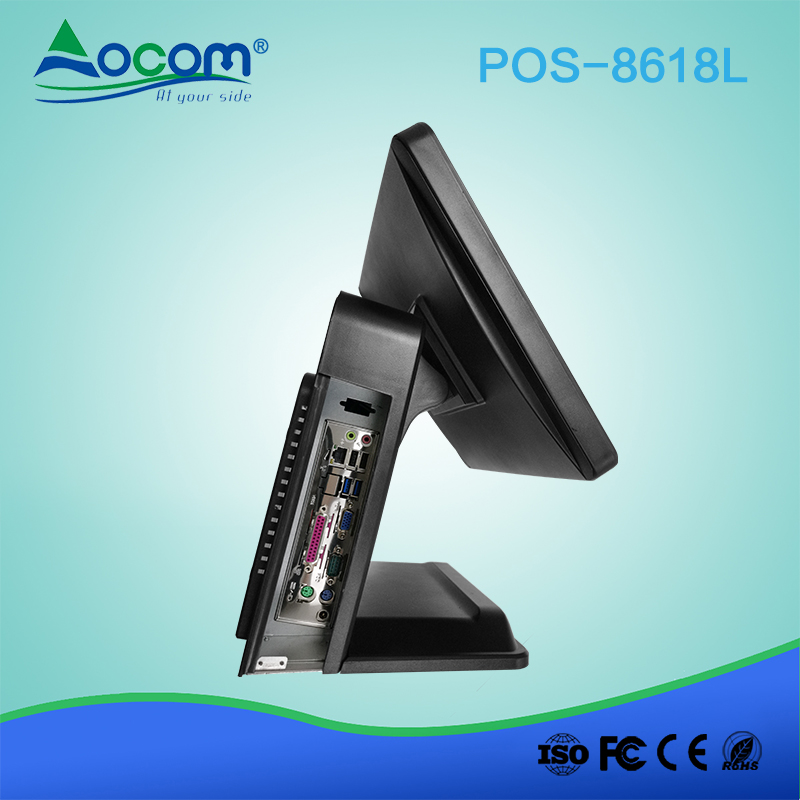 POS-8618L China cheap touch cafe pos system all in one 15