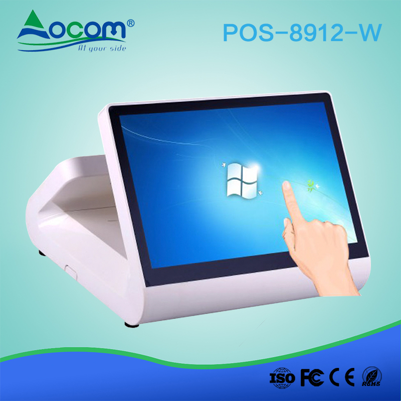 POS-8912 12" android digital touch screen computerized pos cash register for restaurant