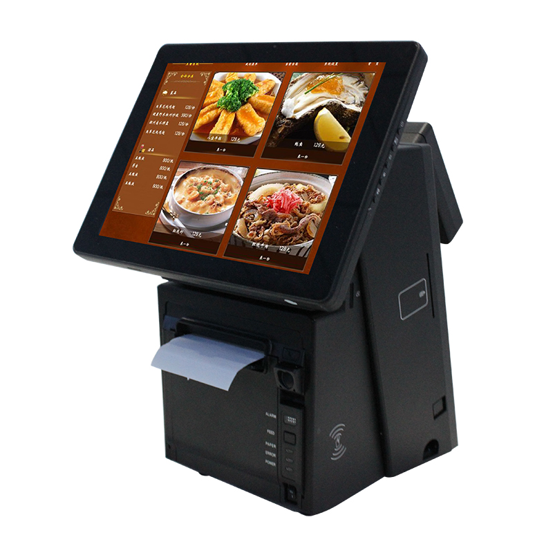 POS -A15 Sistema de tela de toque de 15,6 "POS com impressora / scanner / MSR / WIFI opcional