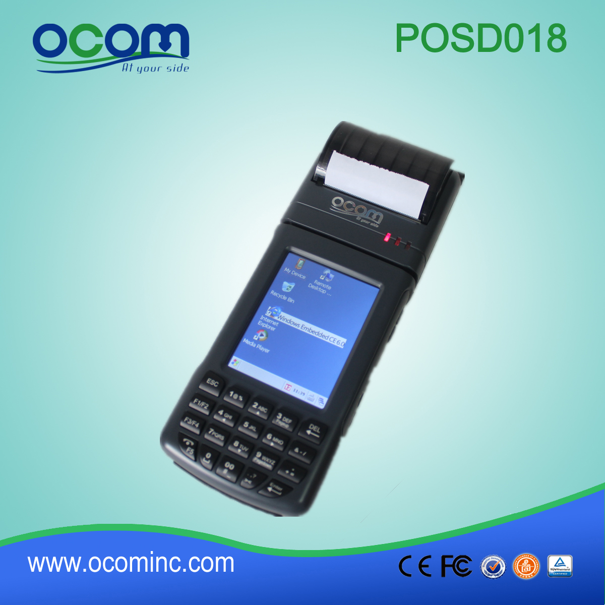 Win CE 6.0 Based Handheld Mobile POS terminal (POS-D018)